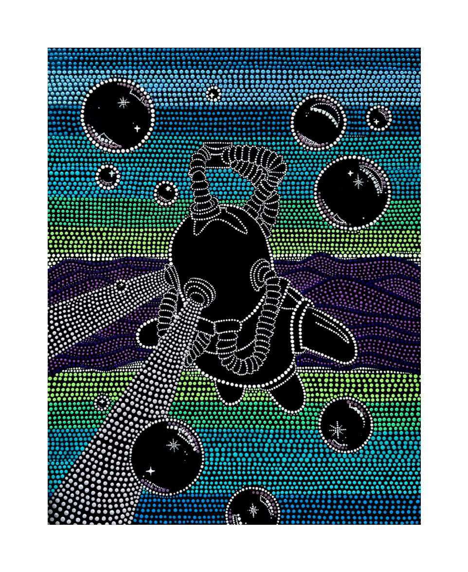 Swimming in Circles 11x14 PRINT
