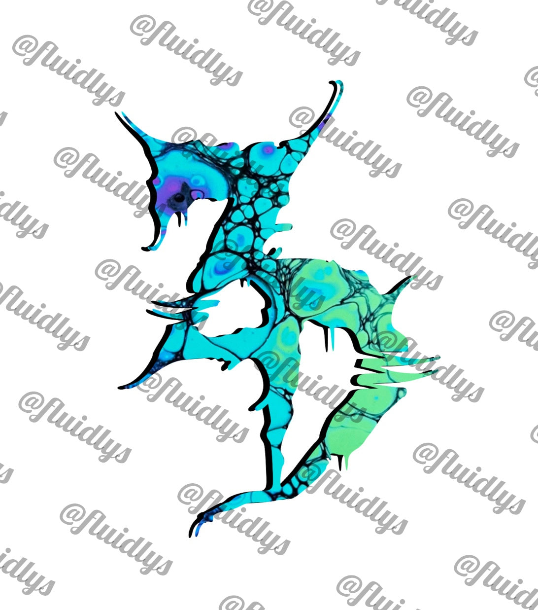 Rainbow Fluorite ZEDS DEAD 8x10 PRINT