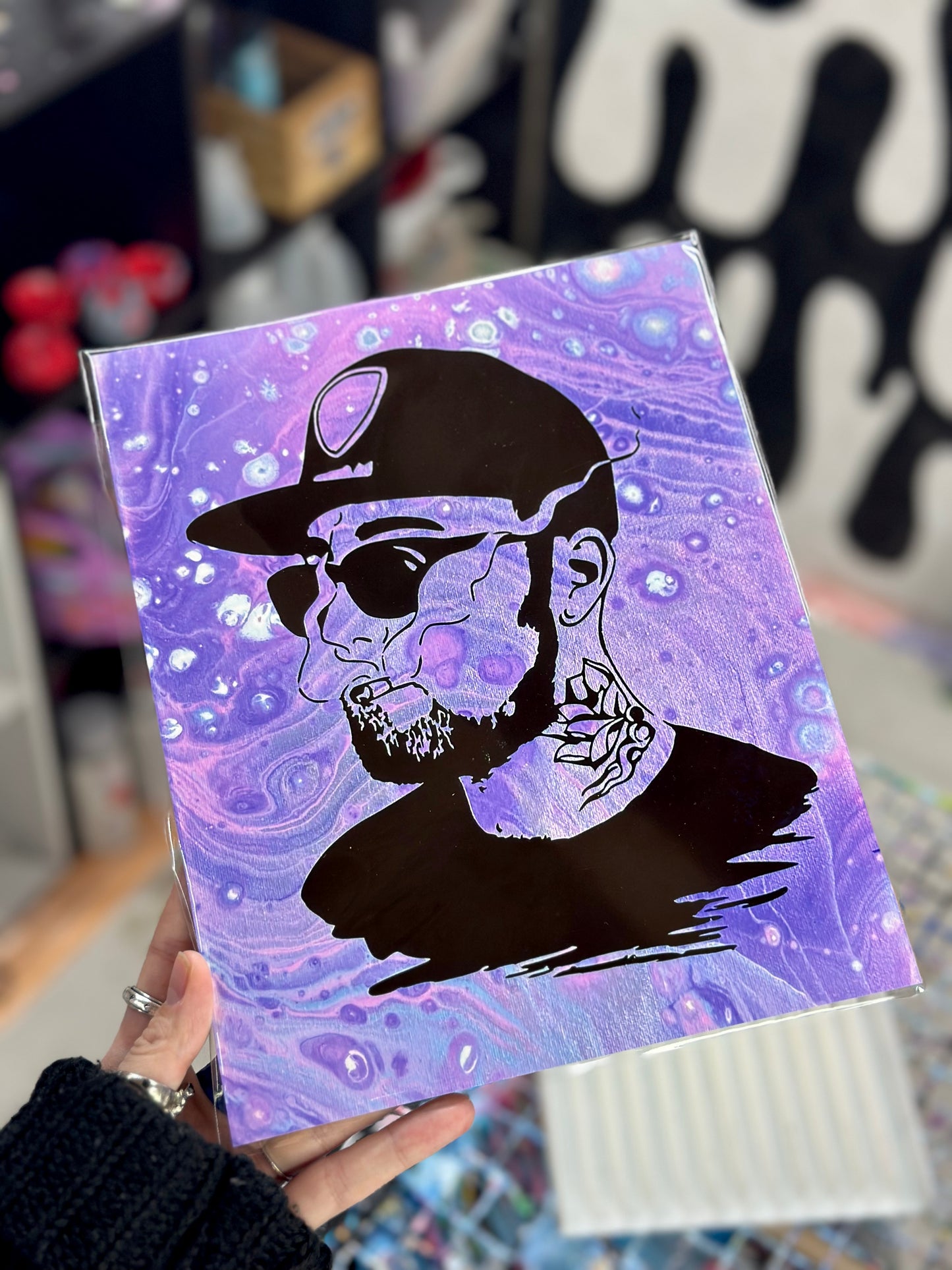 Purple Mac 8x10 PRINT