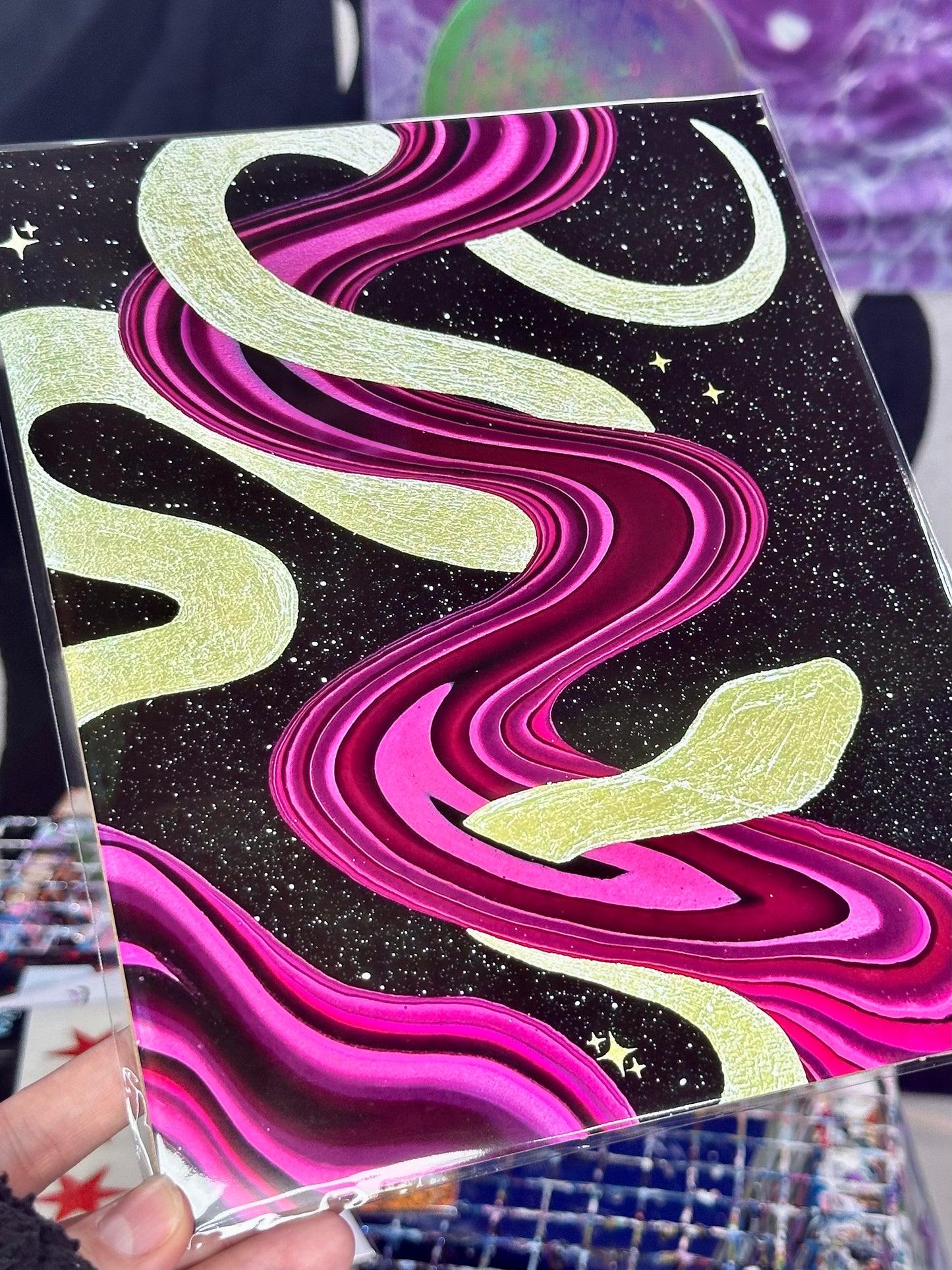 Snakes in Space 8x10 PRINT