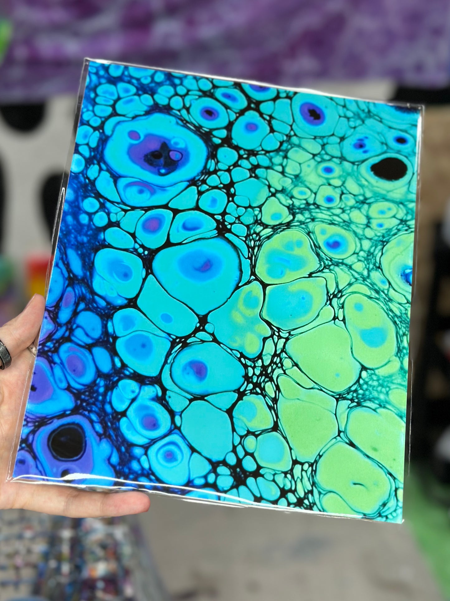 Rainbow Fluorite 8x10 PRINT