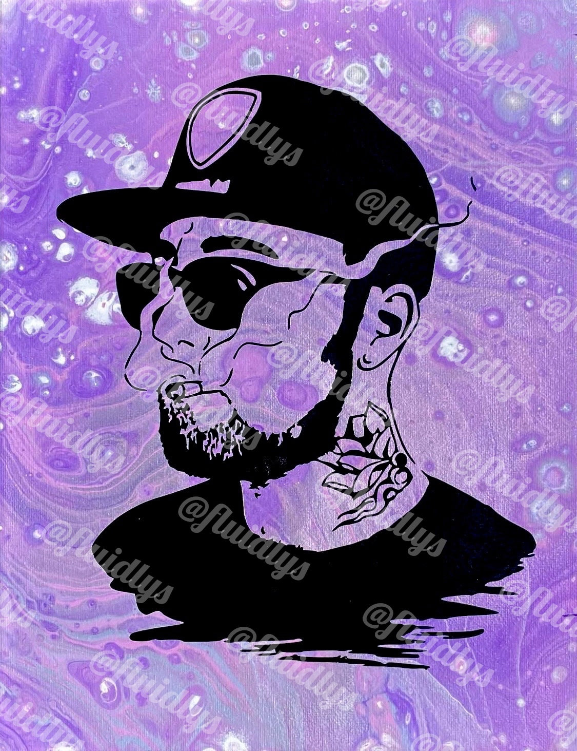 Purple Mac 8x10 PRINT