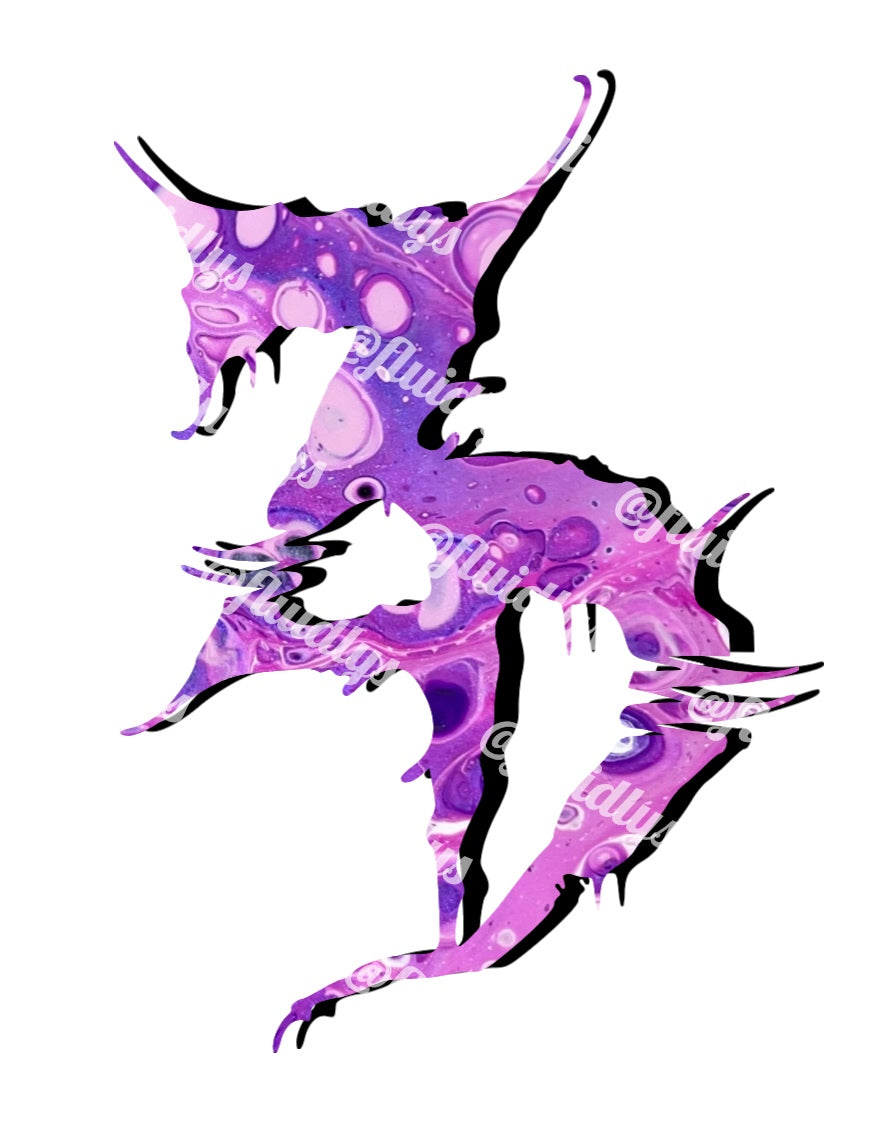 Purple Jade ZEDS DEAD 8x10 PRINT