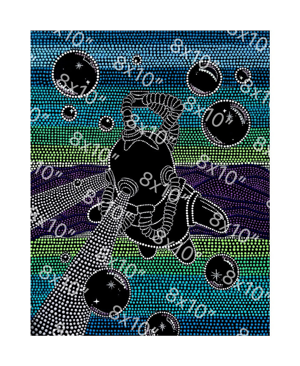 Swimming in Circles 8x10 PRINT